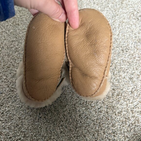 Brown Tan Winter Boots Baby No Brand / Labels Very Warm Soft - Picture 5 of 9